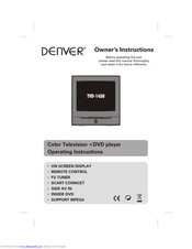 Denver TVD-1458 Operating Instructions Manual