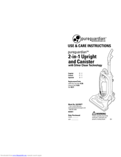 pureguardian GGU350TT Use And Care Instruction