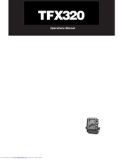 Teleflex TFX320 Operation Manual