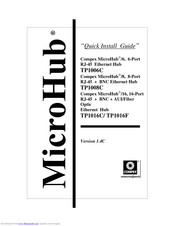 Compex MicroHub TP1008C Quick Install Manual