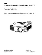 3M Wireless Network Module EP8790NET Operator's Manual