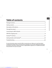 Archos GamePad Quick Start Manual