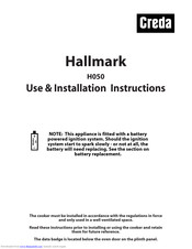Creda Hallmark H050 Instruction Manual