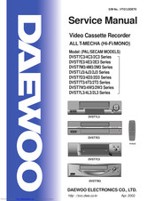 Daewoo DVST2C3 Series Service Manual