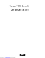 Dell VMware ESX Server 3i Solution Manual