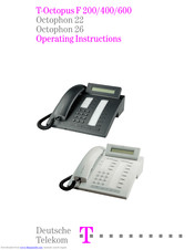 Deutsche Telekom F600 Operating Instructions Manual
