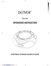 Denver TCU-207 User Manual