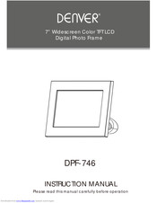 Denver DPF-746 User Manual