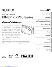 FujiFilm Finepix XP60 series Ower's Manual