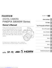 FujiFilm FINEPIX S800W Series Owner's Manual