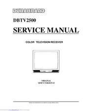 Durabrand DBTV2500 Service Manual