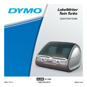 Dymo LabelWriter Twin Turbo H-1266 Quick Start Manual