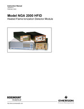 Emerson Heated Flame Ionization Detector Module Model NGA 2000 HFID Instruction Manual