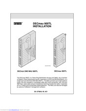 Digital Equipment DECmau 900TL Installation Manual