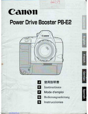Canon PB-E2 Instructions Manual