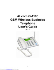 ALcom G-1100 User Manual