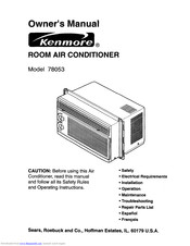 Kenmore Kenmore 78053 Owner's Manual