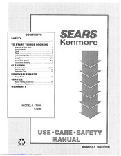 Sears 4 Use & Care Manual