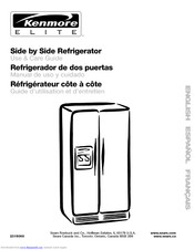 KENMORE Side by side refrigerator Use & Care Manual