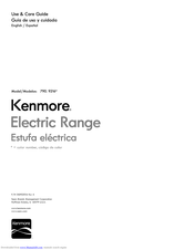 KENMORE 790.9216 Series Use & Care Manual