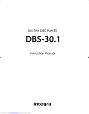 Integra DBS-30.1 Instruction Manual