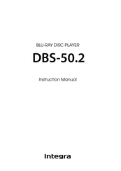 Integra DBS-50.2 Instruction Manual