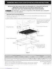 Kenmore 318201433 Installation Instructions Manual