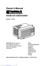 Kenmore Kenmore 78183 Owner's Manual