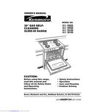 Kenmore 911.36759 Owner's Manual