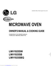 LG LMV1925SB Owner's Manual