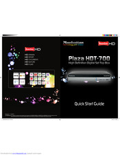 Manhattan Plaza HDT-700 Quick Start Manual