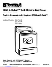 Kenmore SENS-A-CLEAN 665.75842 Use & Care Manual