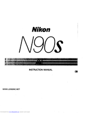 Nikon F90S Instruction Manual