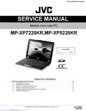 JVC MP-XP7220KR Service Manual