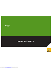 Renault 2013 Clio Cup Handbook