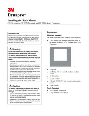 3M Dynapro ET 350 Monitor Installation Manual