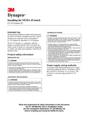 3M Dynapro ET 355 HL Installation Manual