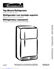 Kenmore Kenmore Top-mount Refrigerator Use & Care Manual