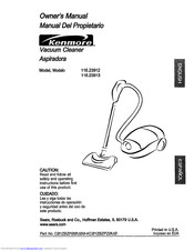 Kenmore Kenmore 116.23912 Owner's Manual