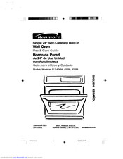 Kenmore 40499 Use & Care Manual