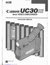 Canon UC X 30 Hi Instruction Manual