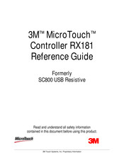 3M Touch Screen Controller RX181 Reference Manual