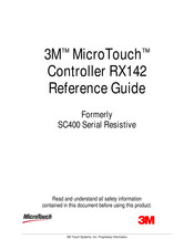 3M MicroTouch RX142 Reference Manual