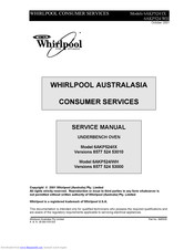 Whirlpool 6AKP524/WH Service Manual