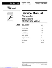 Whirlpool 6ADG 7554 WHM Service Manual