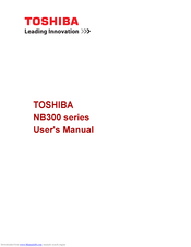 Toshiba Nb300 User Manual Pdf Download Manualslib