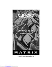 Clifford Matrix RSIII Installation Manual