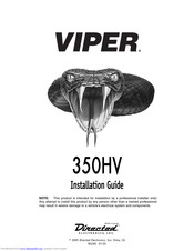 Directed Electronics Viper 350HV Installation Manual