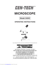 CEN-TECH 54949 Operating Instructions Manual