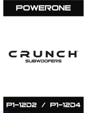 Crunch PowerOne P1-12D2 Instruction Manual